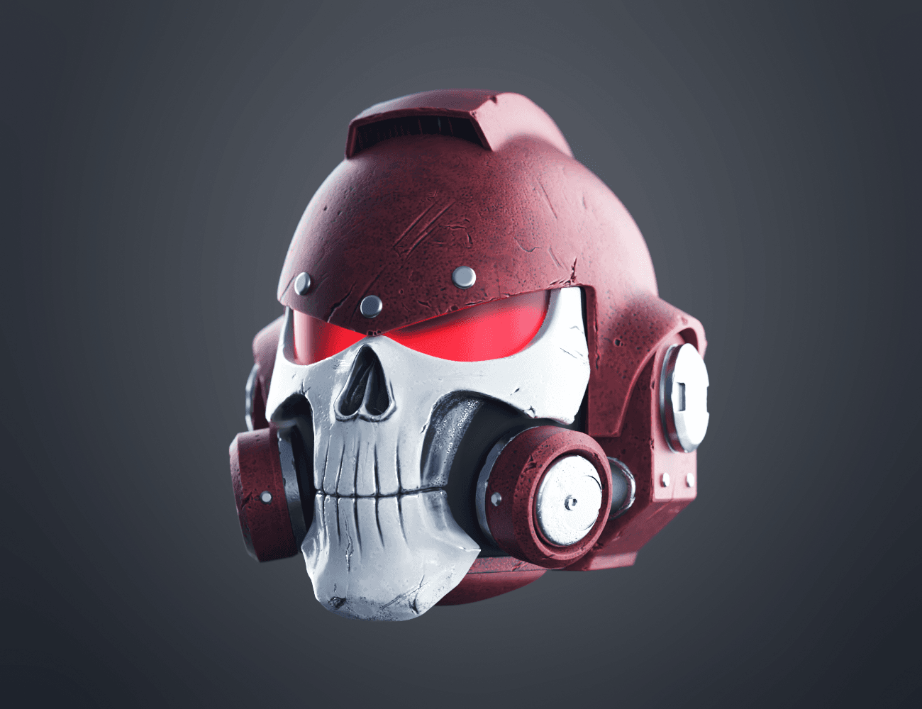 Space Marine Helmet - Vanguard Phobos 3d model