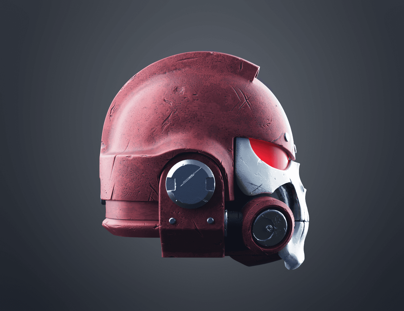 Space Marine Helmet - Vanguard Phobos 3d model