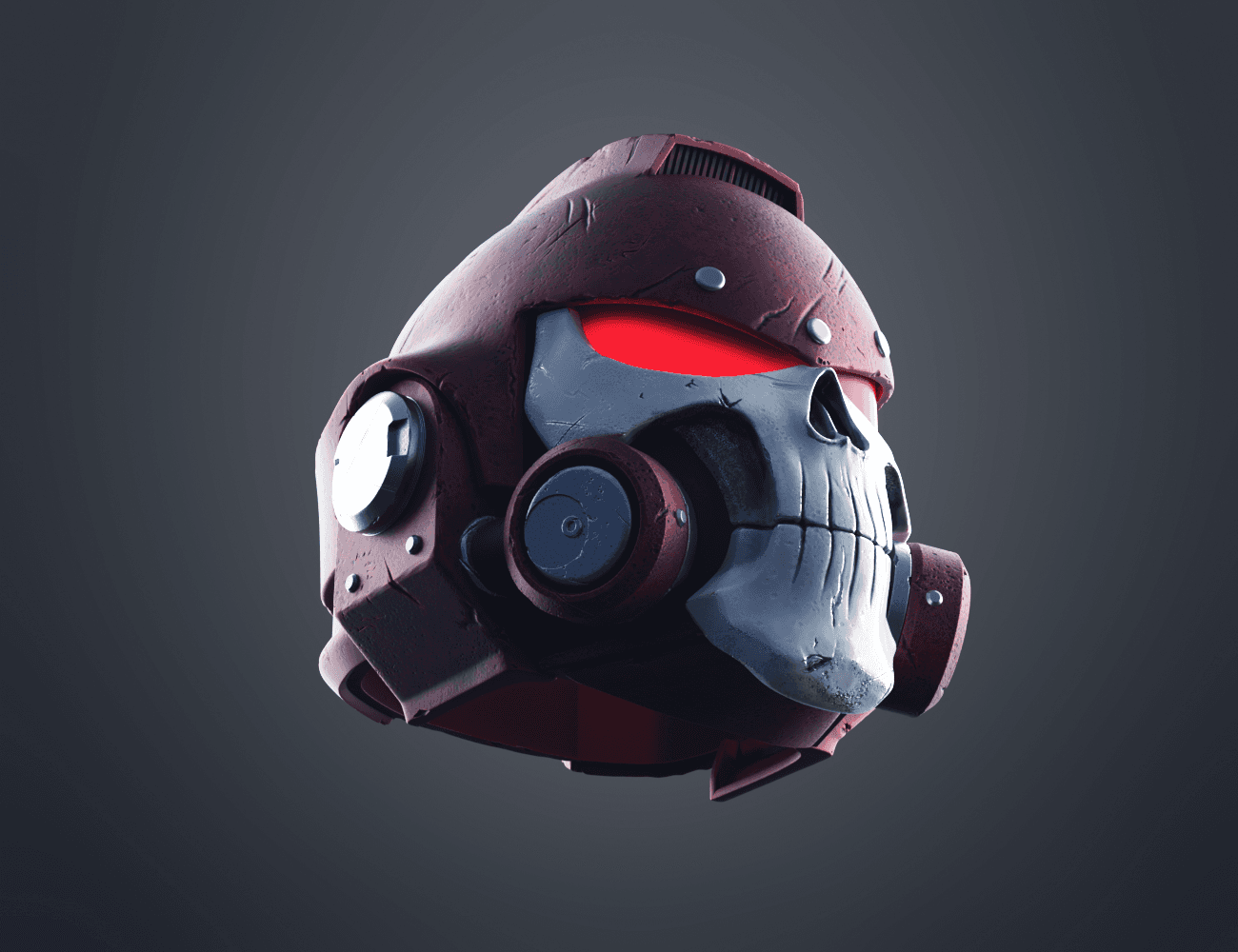 Space Marine Helmet - Vanguard Phobos 3d model