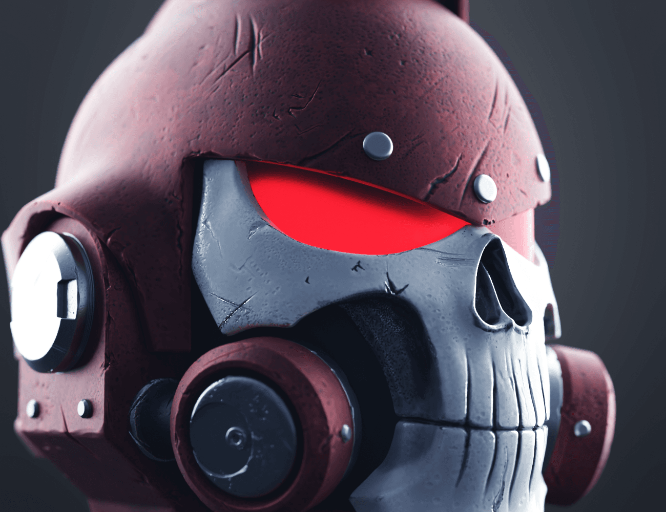 Space Marine Helmet - Vanguard Phobos 3d model