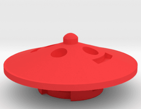 BEYBLADE TRI-SPIXE | ATTACK RING | KELLOGGS SERIES 3d model