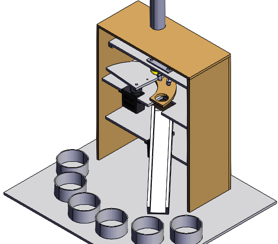 color sorter robot project-مشروع  روبوت  فارز ألوان  3d model