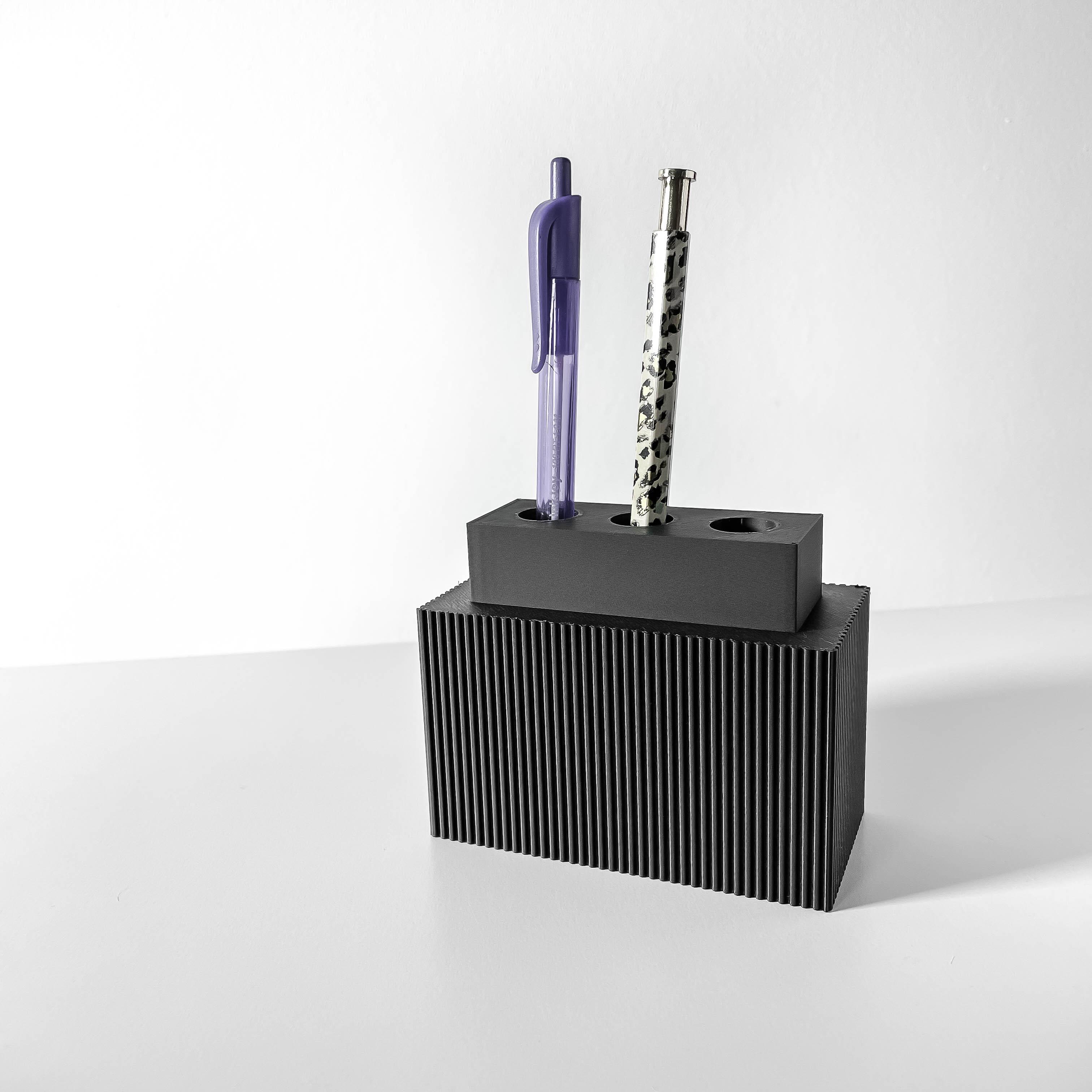 The Osin Pen Holder | Desk Organizer and Pencil Cup Holder | Modern Office and Home Decor 3d model