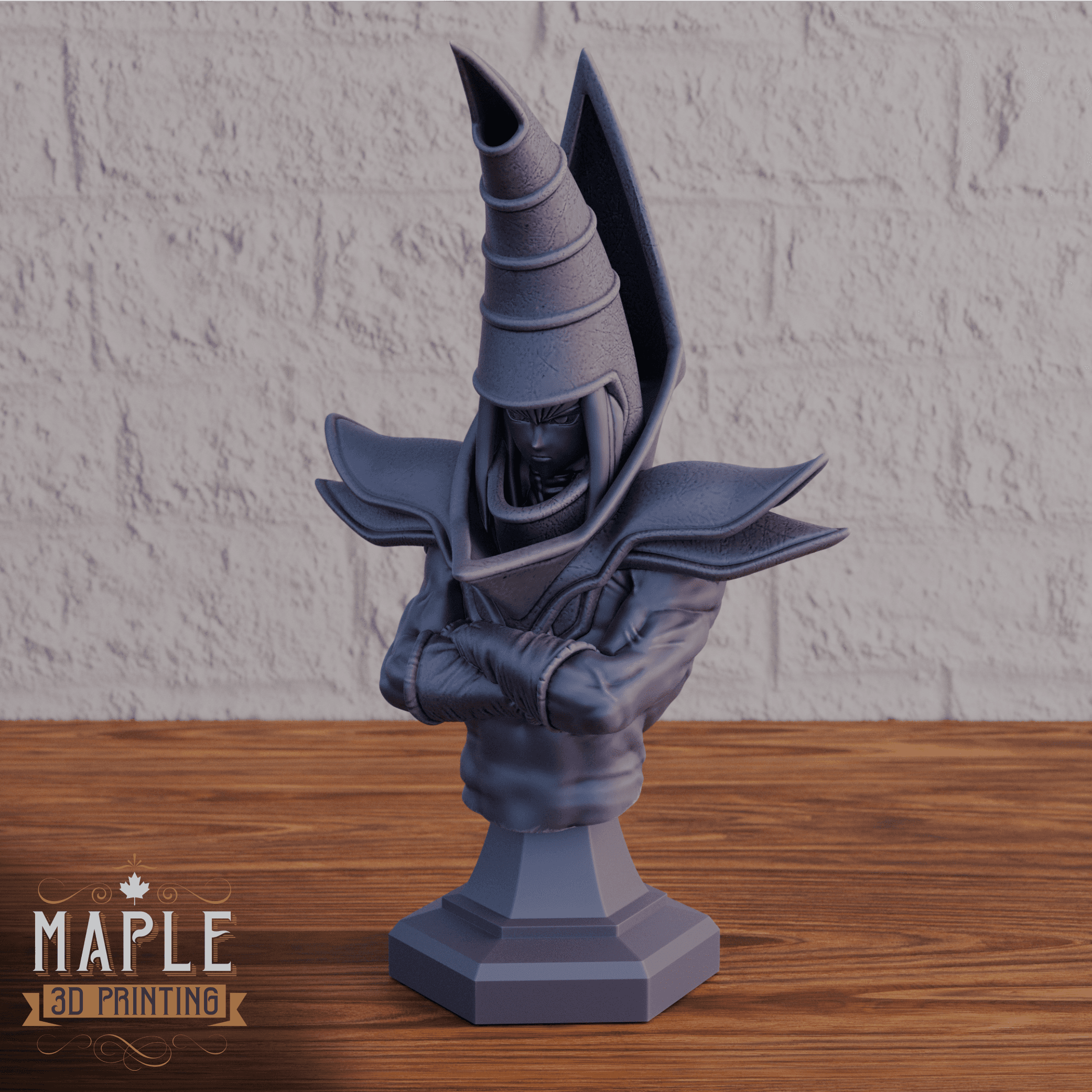 Dark Magician Bust - YuGiOh 3d model