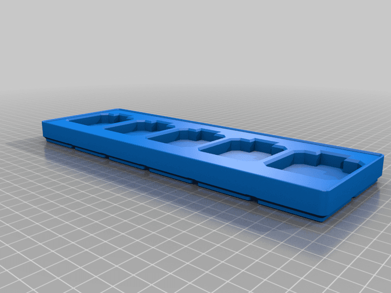 Gridfinity - 42mm Stepper Motor Holder  7 sizes + Parameteric Fusion File 3d model