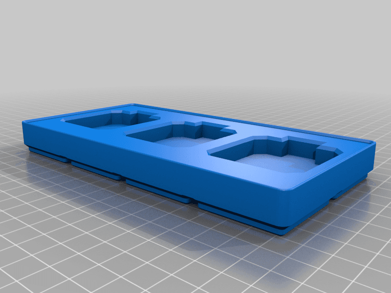 Gridfinity - 42mm Stepper Motor Holder  7 sizes + Parameteric Fusion File 3d model