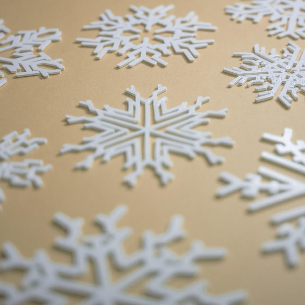 35 Snowflakes 3d model