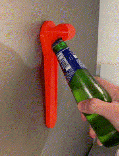 Bottle Opener for Fridge 3d model