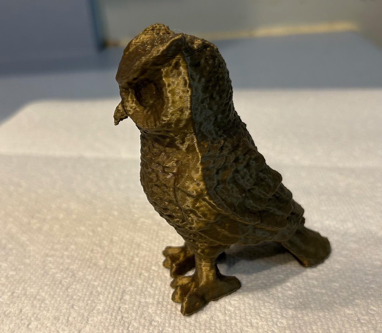 Bird Figurine - Owl 3d model