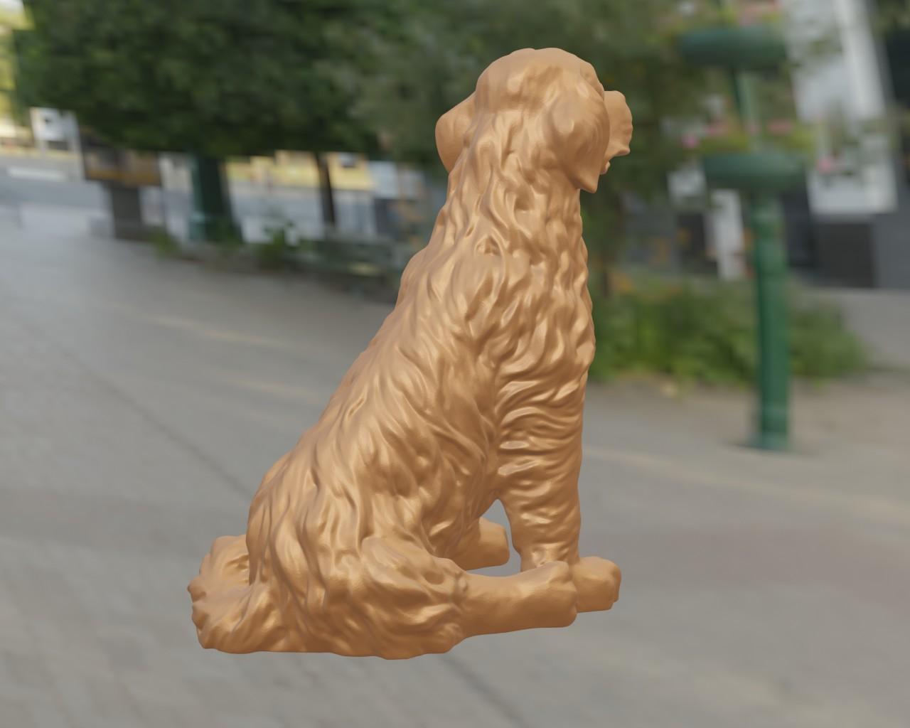 Golden retriever 3d model