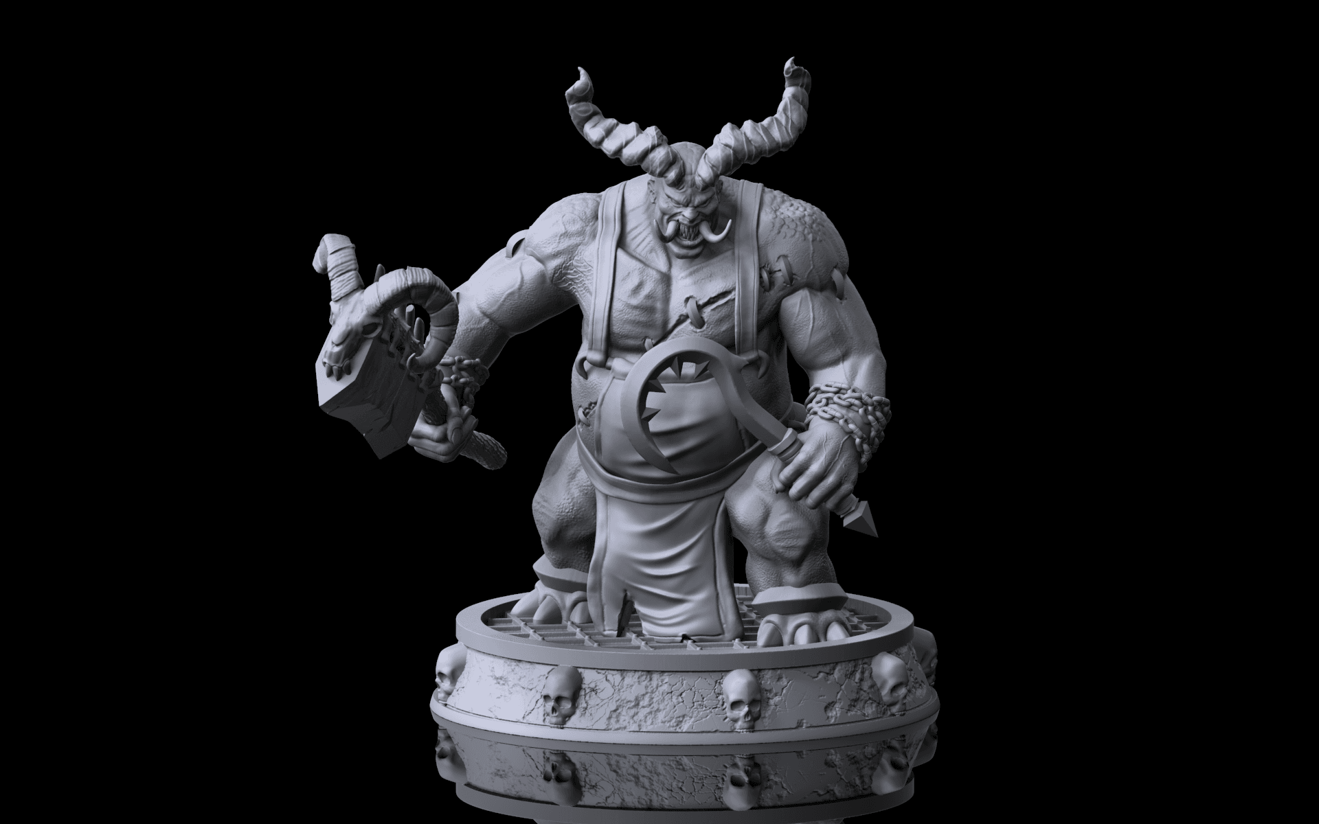 The Butcher figure - Diablo 3d model