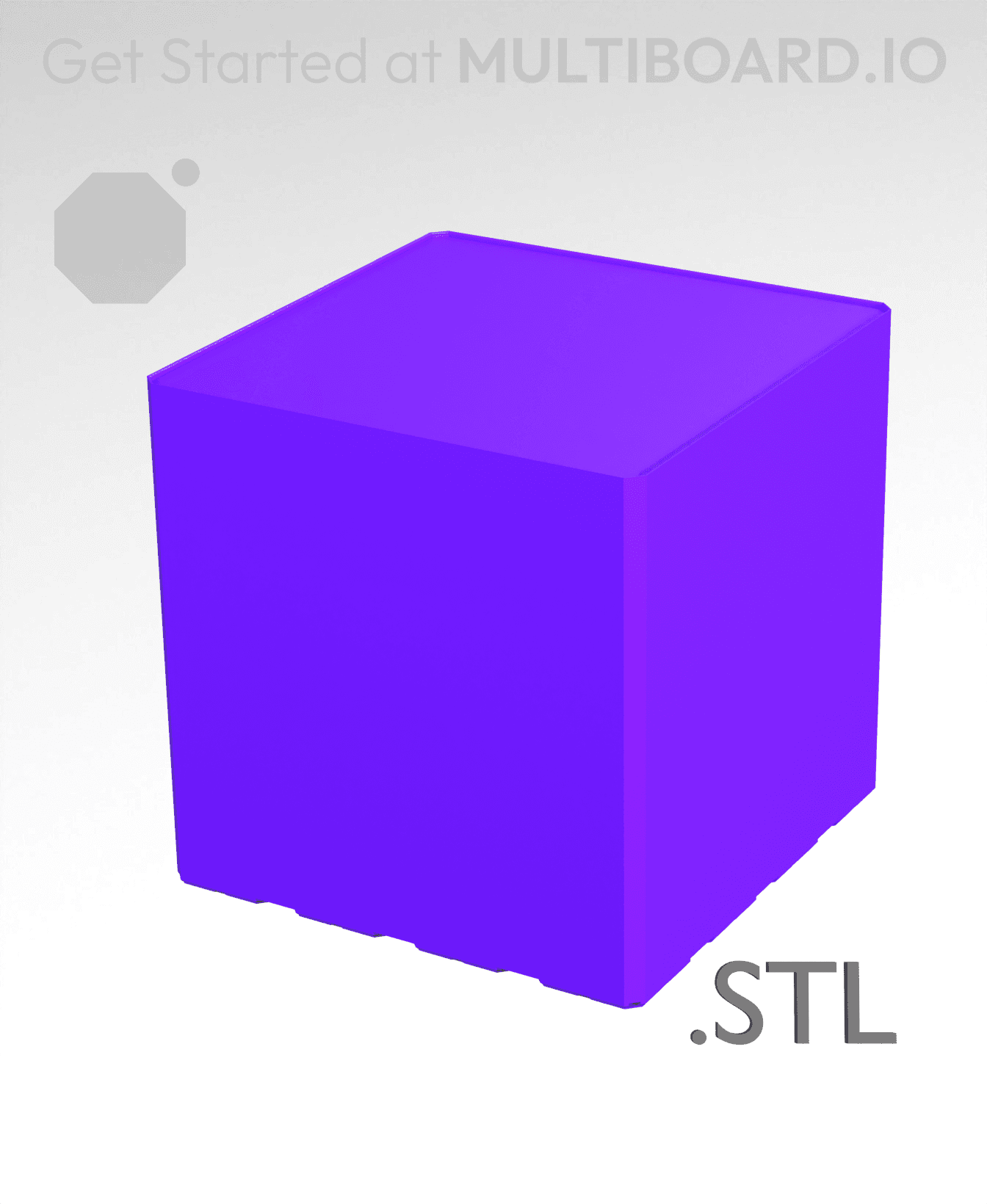 4x4x4 - Multibin Insert - STL Remixing File 3d model