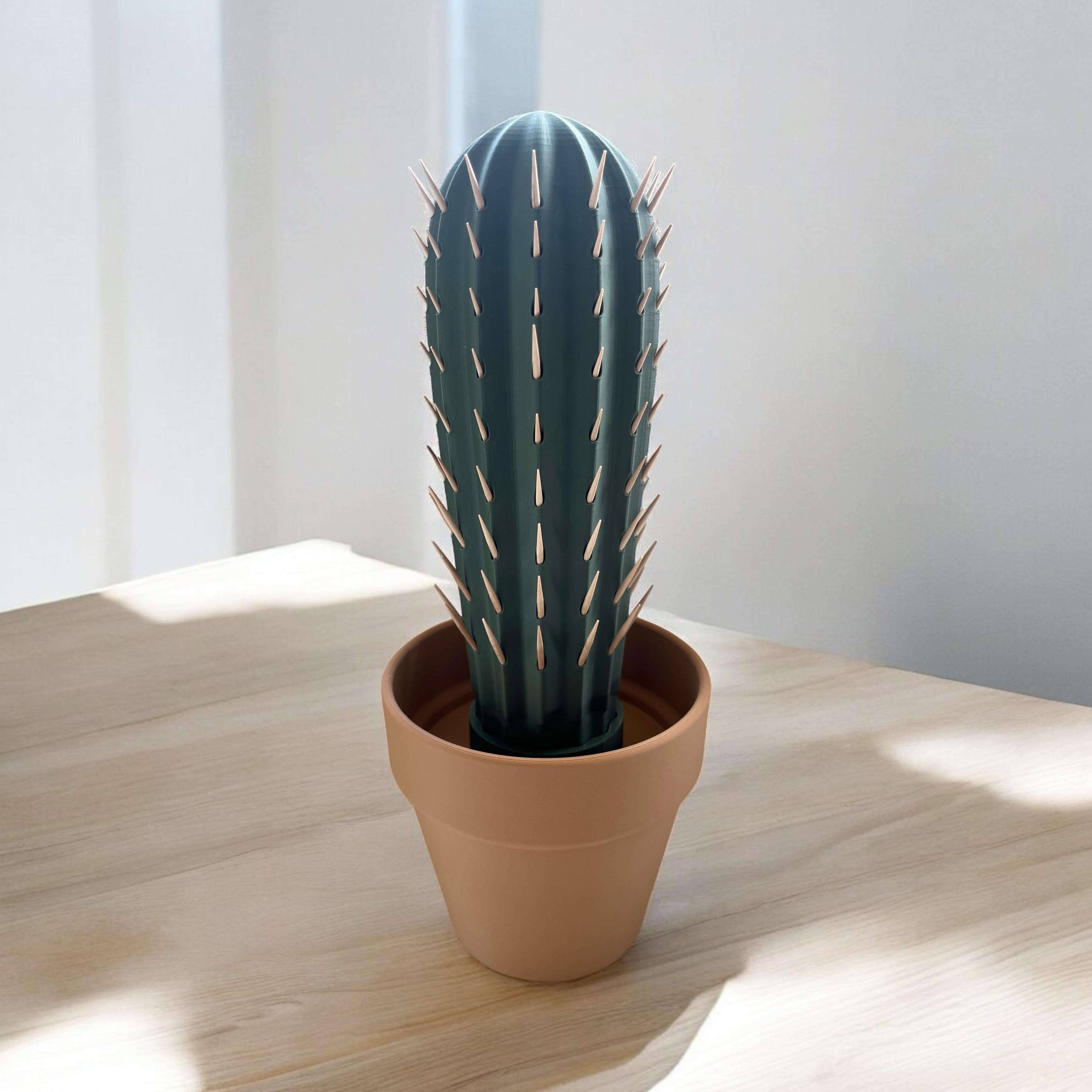 Cactus Toothpick holder - People love these! It's an eyecatcher when putting it next to snacks during a party.
I call it "The Party Cactus" - 3d model