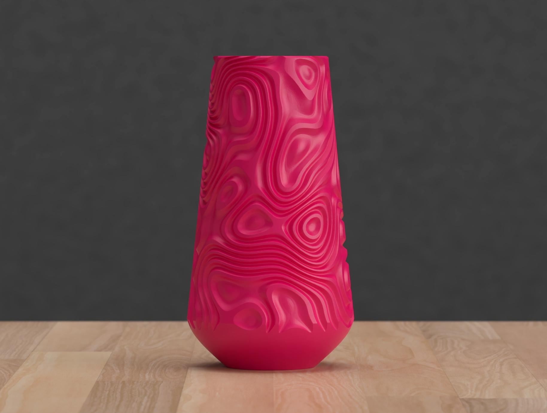 Organic Swirl Vase 3d model