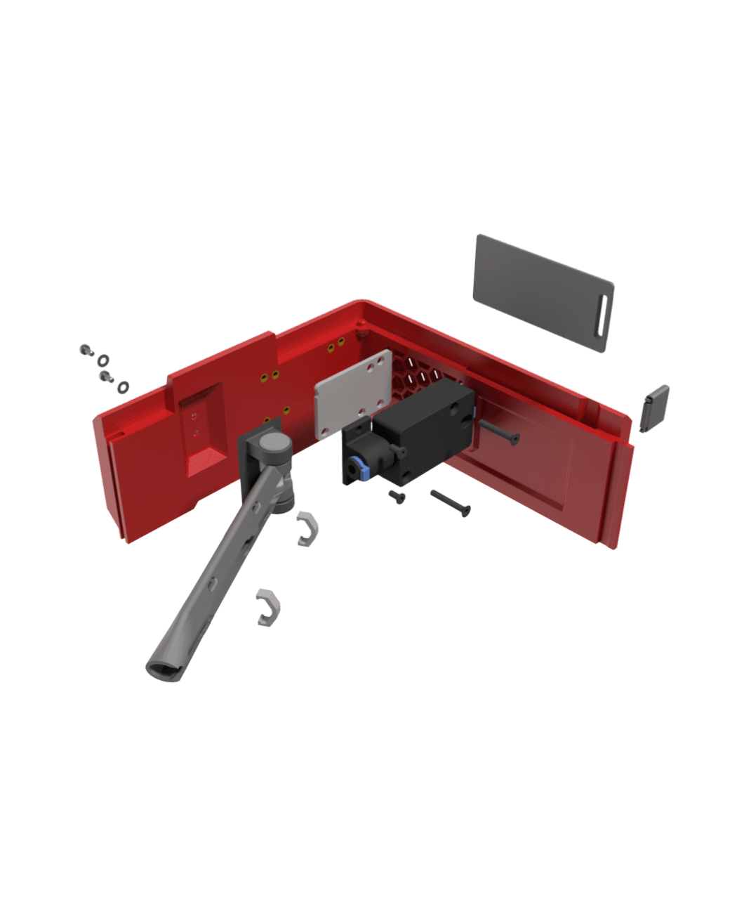 CREALITY K1 & K1C RAISER / DECKEL / TOP COVER / UPGRADE (VERSION 2) 3d model