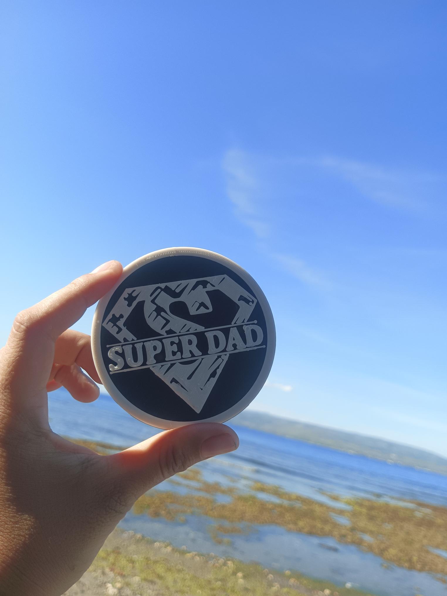 Superdad coaster 3d model