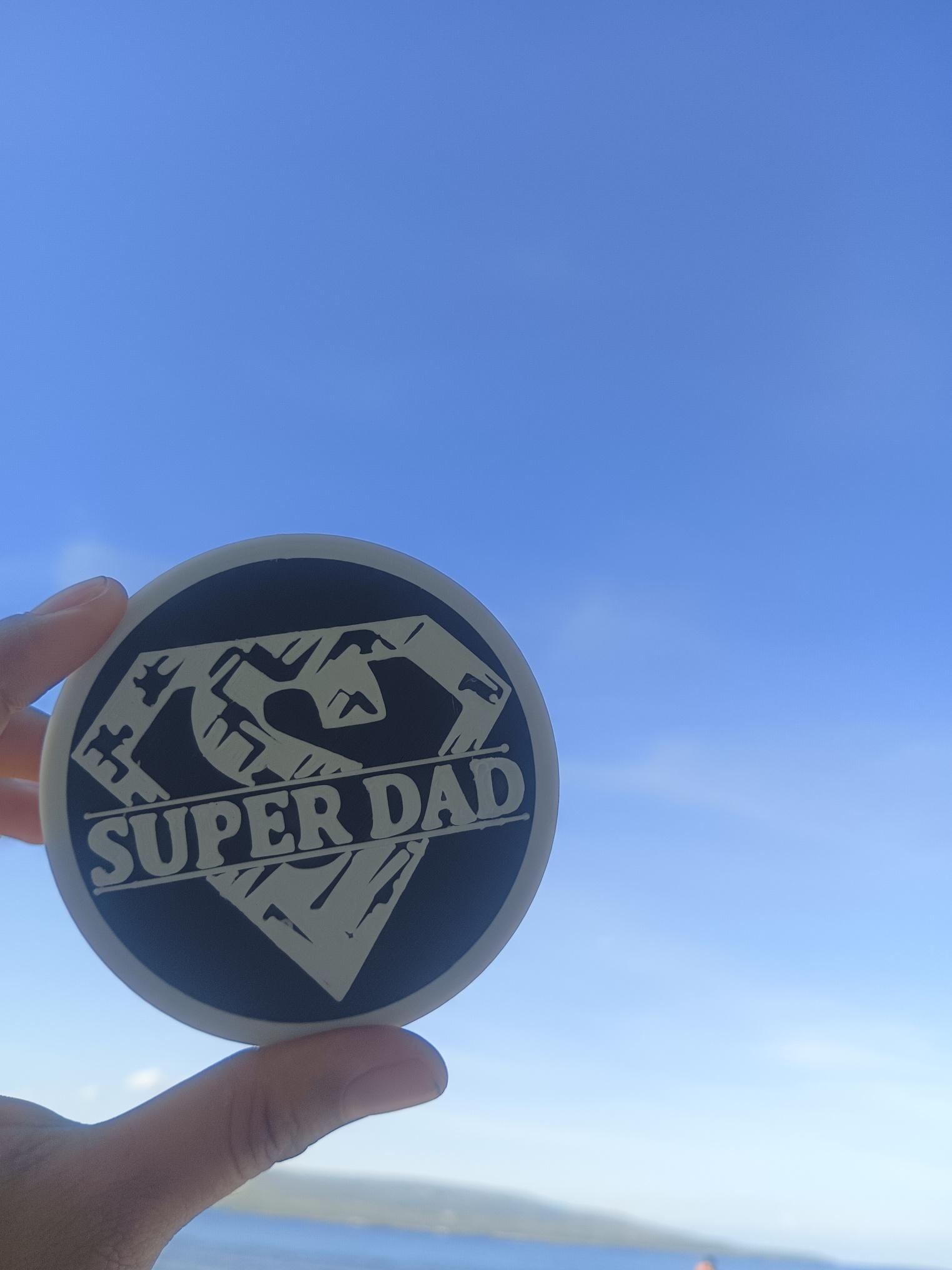 Superdad coaster 3d model