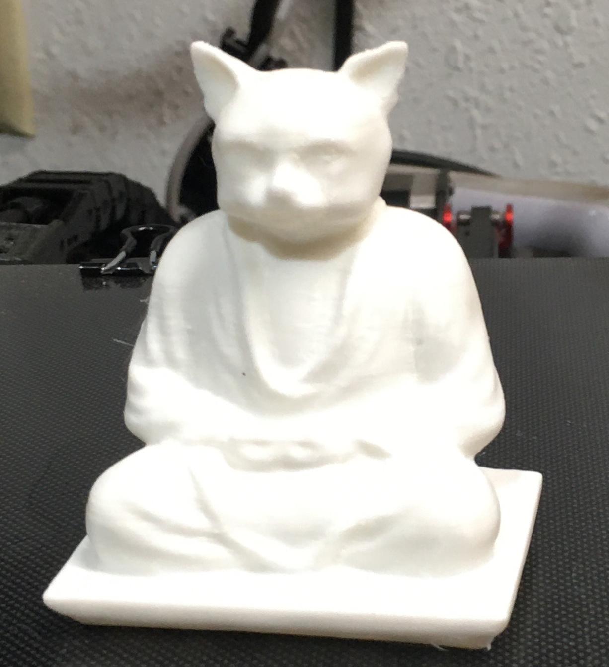 Meditating Cat 3d model