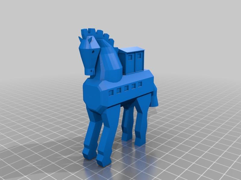 Troy horse 3d model