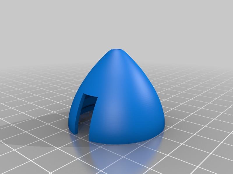 Nose cone for RC Plane folding propellers 3d model