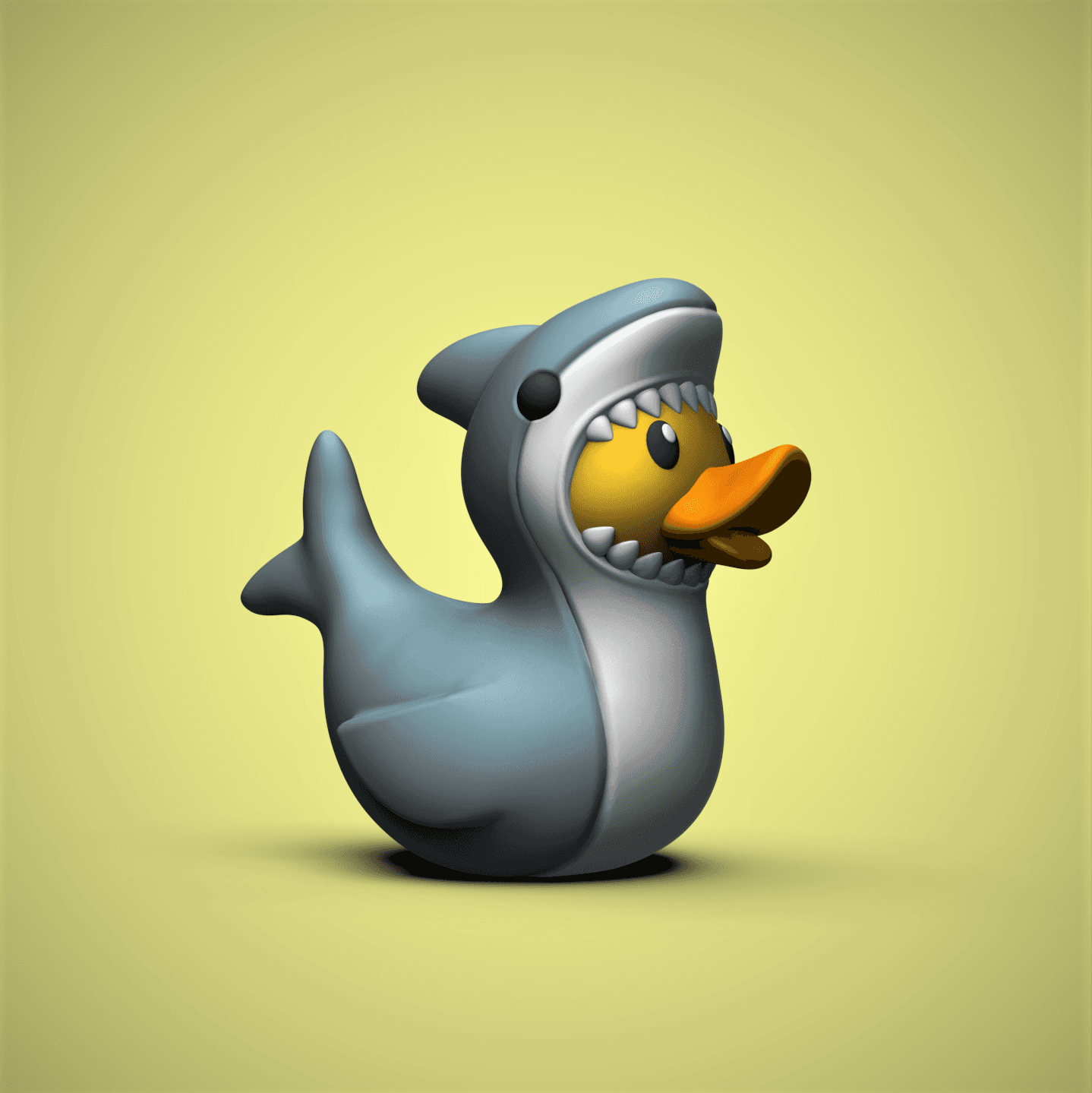 Shark -Rubber Duckie 3d model