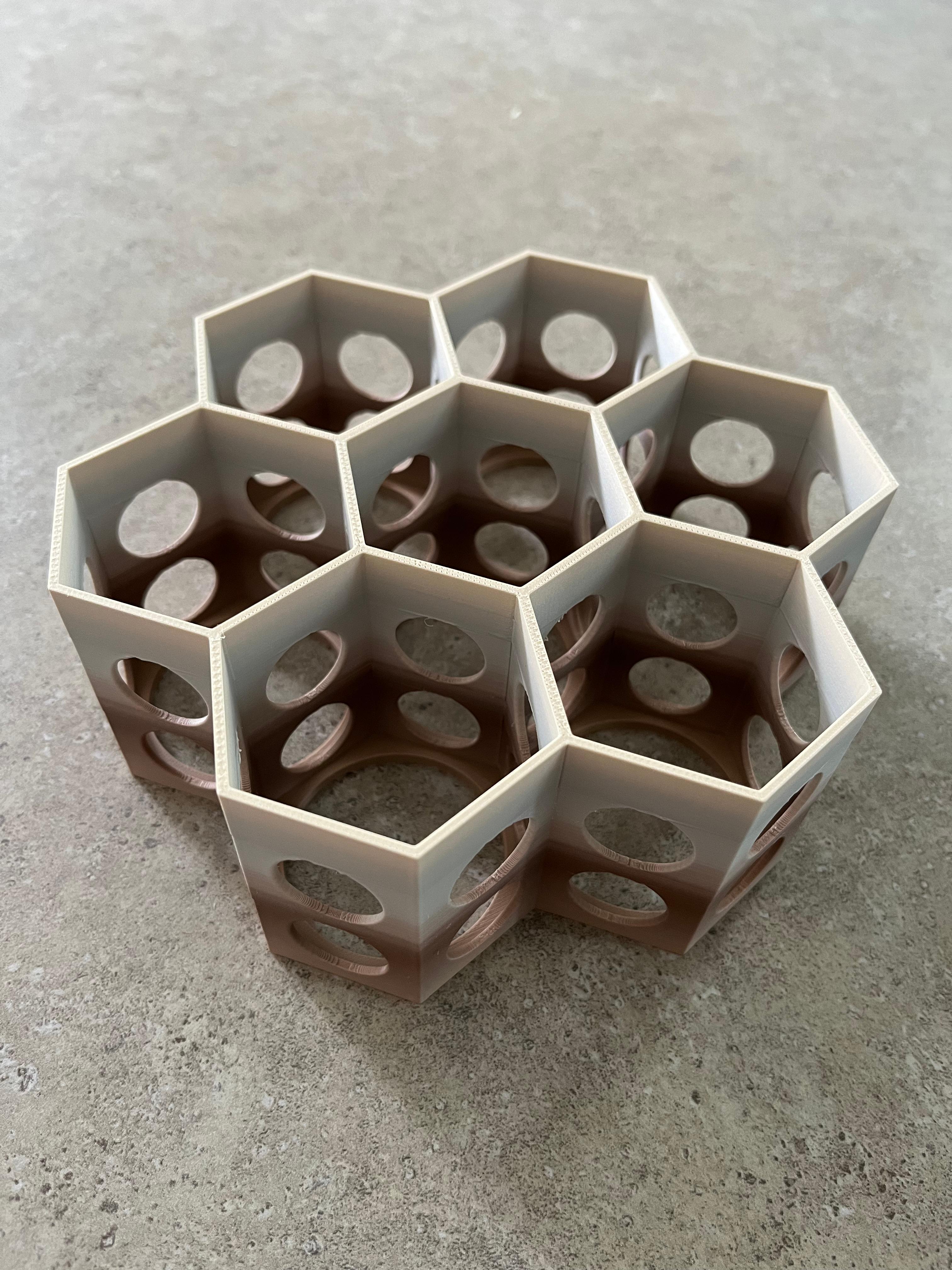 Hextraction Tile Caddy / Insert 3d model