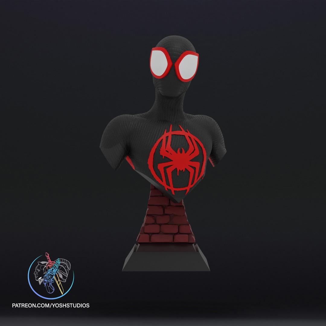 Miles Morales Bust 3D Printer File STL 3d model