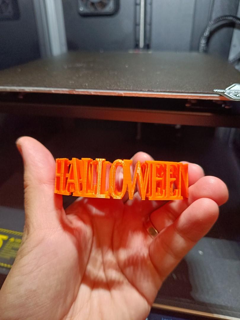 Halloween Pumpkin - Text Flip 3d model