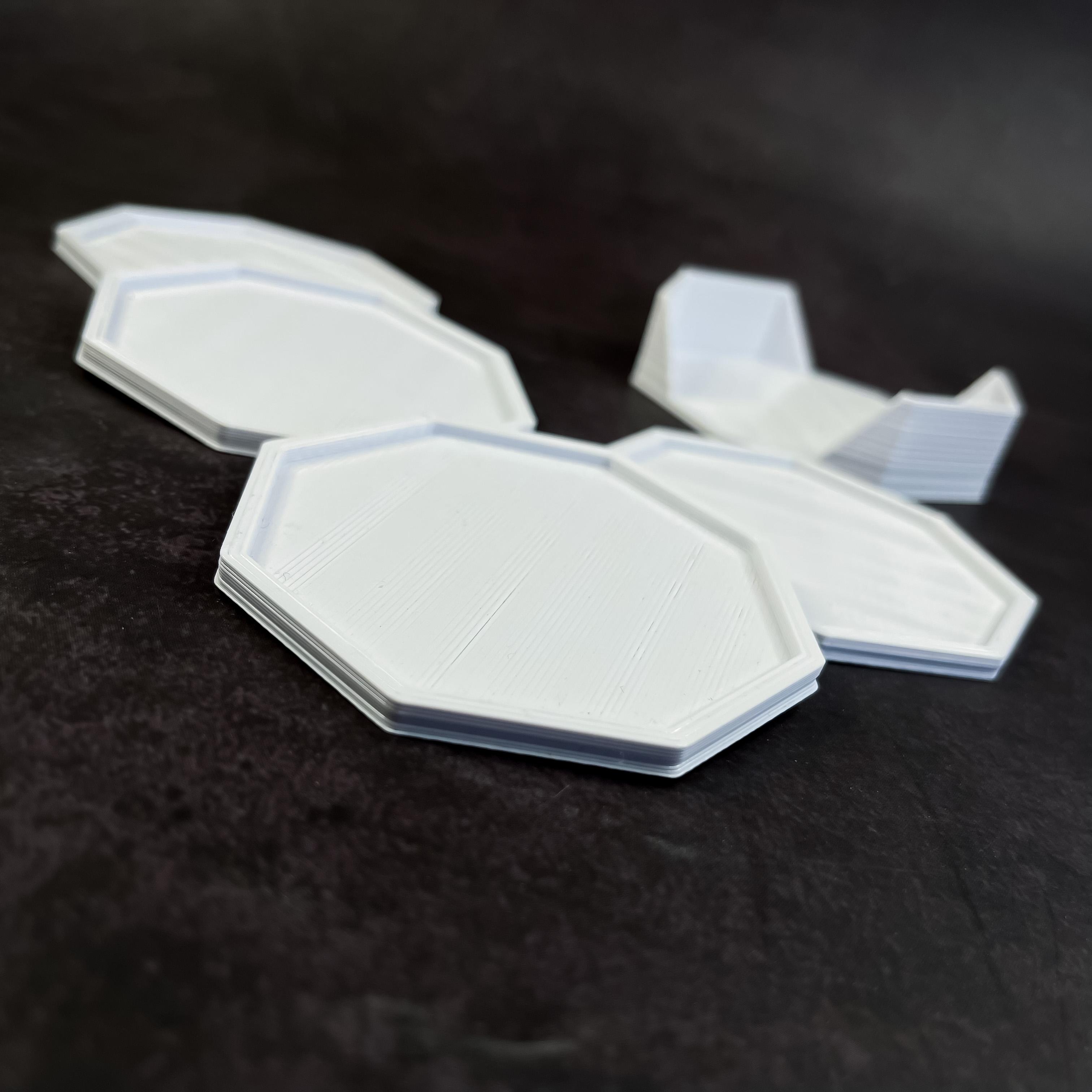 Octagon Coasters 3d model