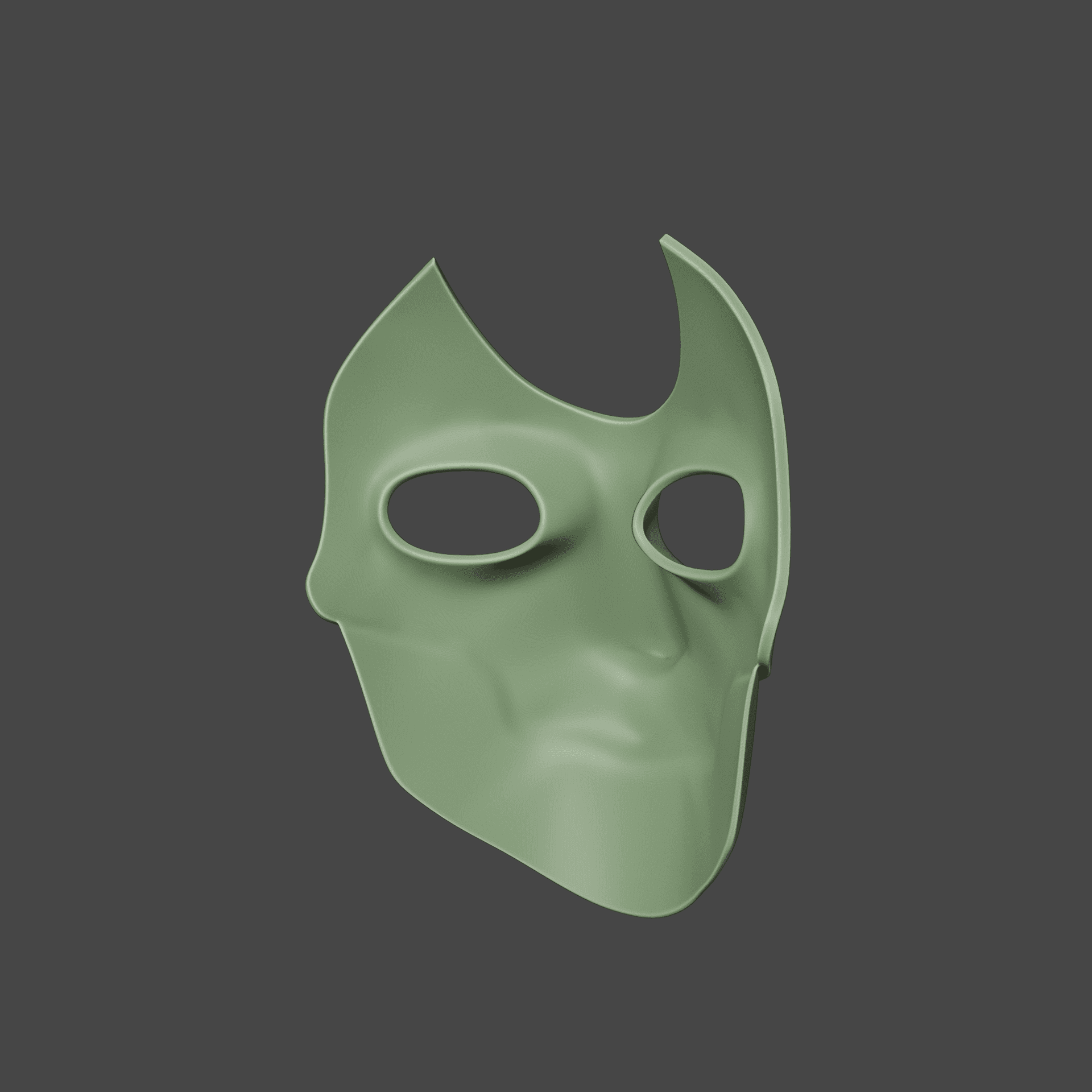 FANTASY DARK JUSTICIAR MASK BALDURS GATE 3 3d model