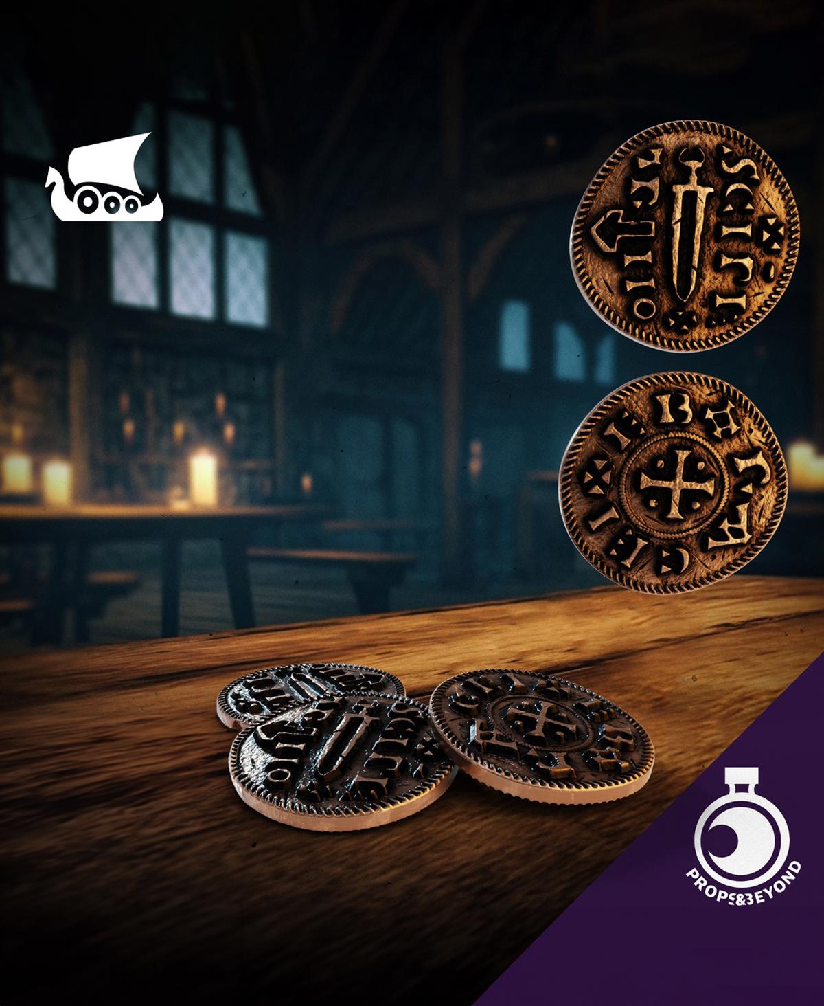 Viking Coin 3d model