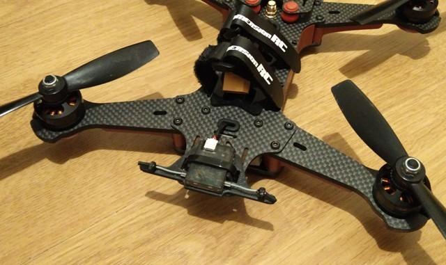 Vortex250Pro Spektrum Satellite RX Mount 3d model