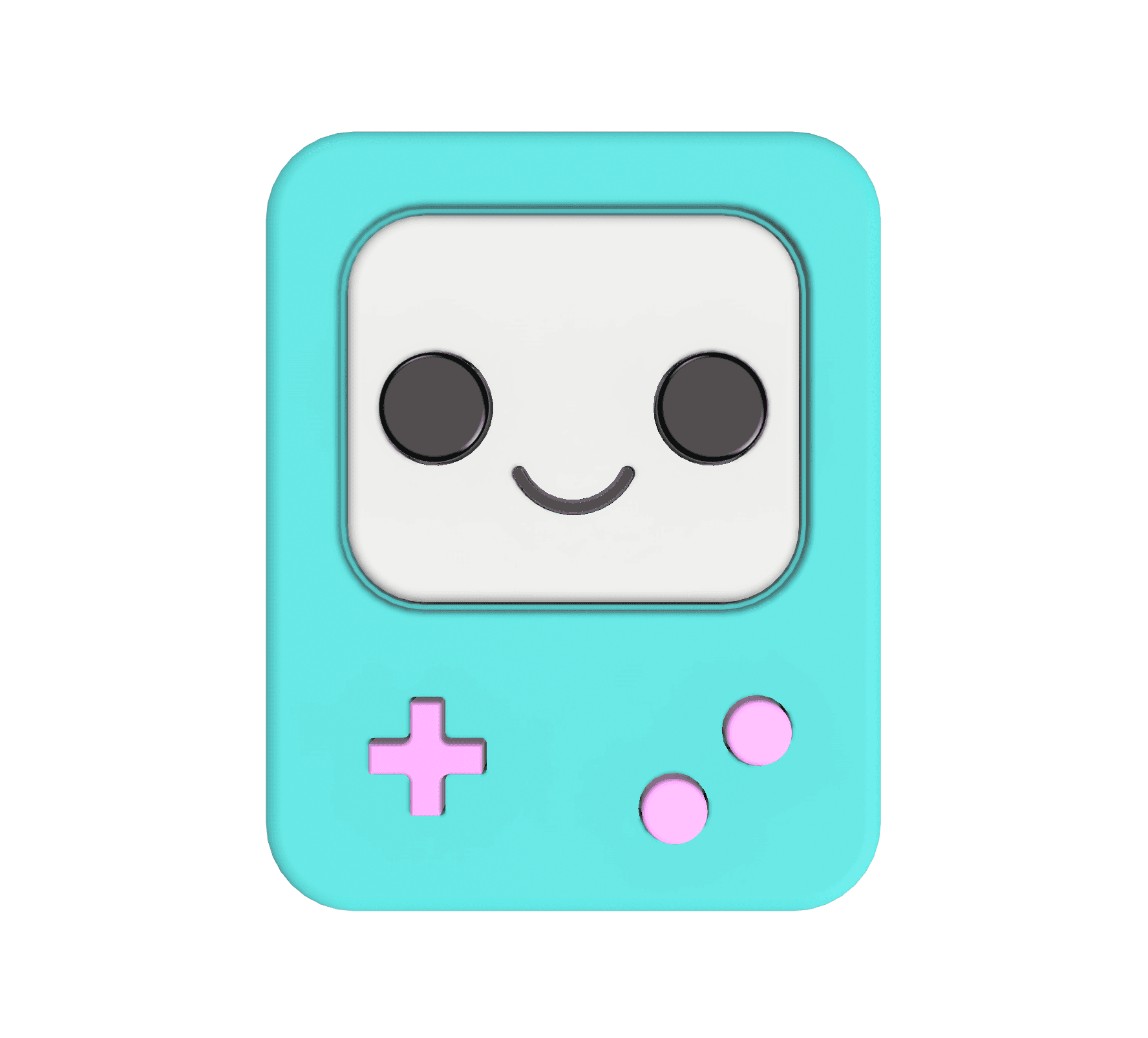  Cute Kawaii Game Console 3d model