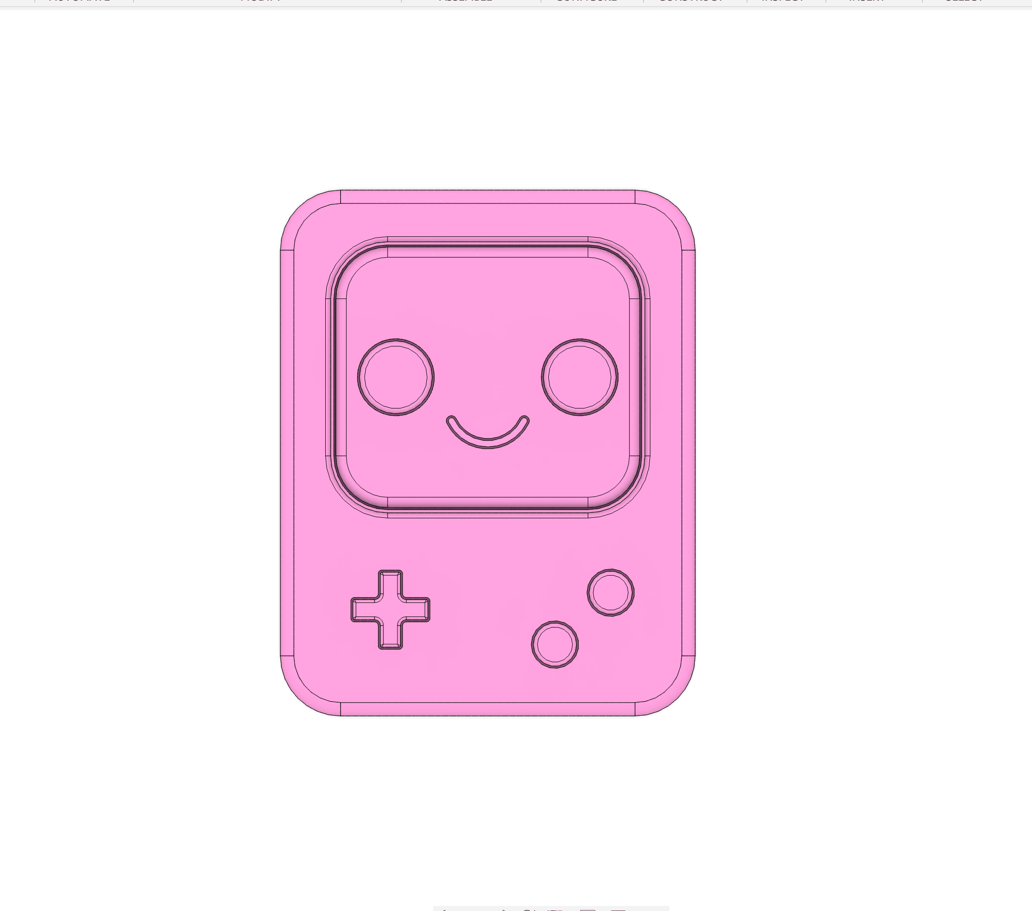  Cute Kawaii Game Console 3d model