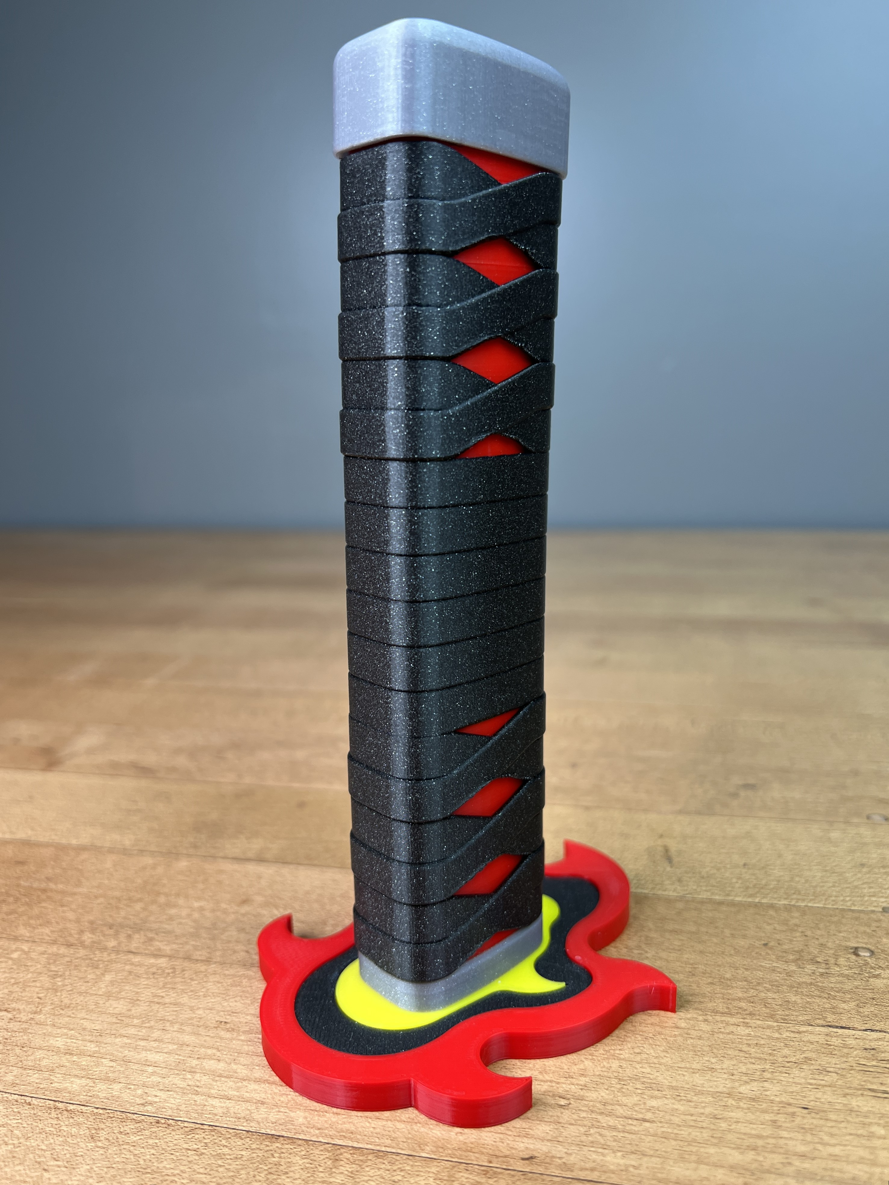 Tanjiro’s Multi-Color Collapsing Katana 3d model