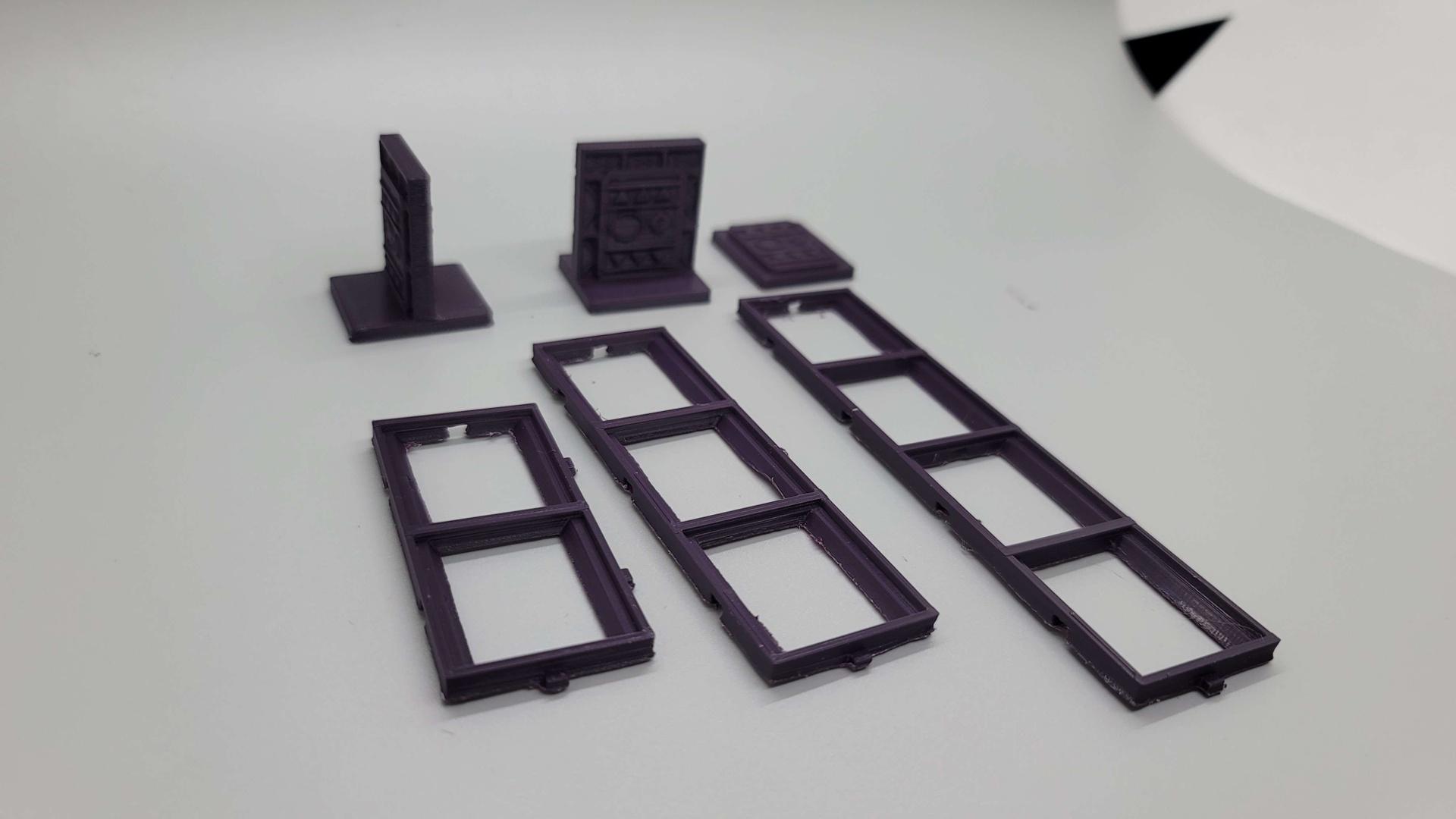 FHW: MOD SEC 30mm frame Set with Doors 3d model