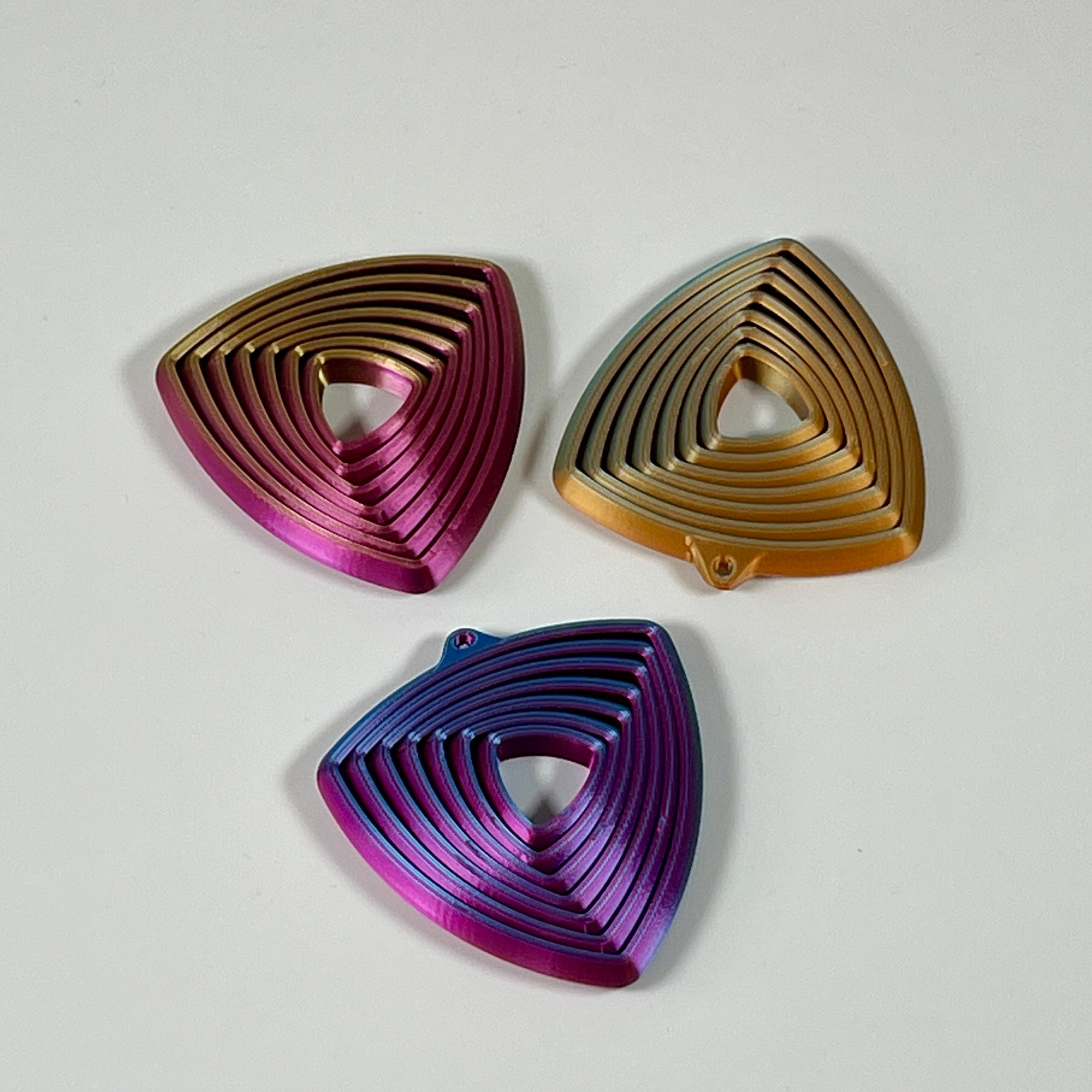 Anti Stress Fidget Wobble Flexible Triangles 3d model