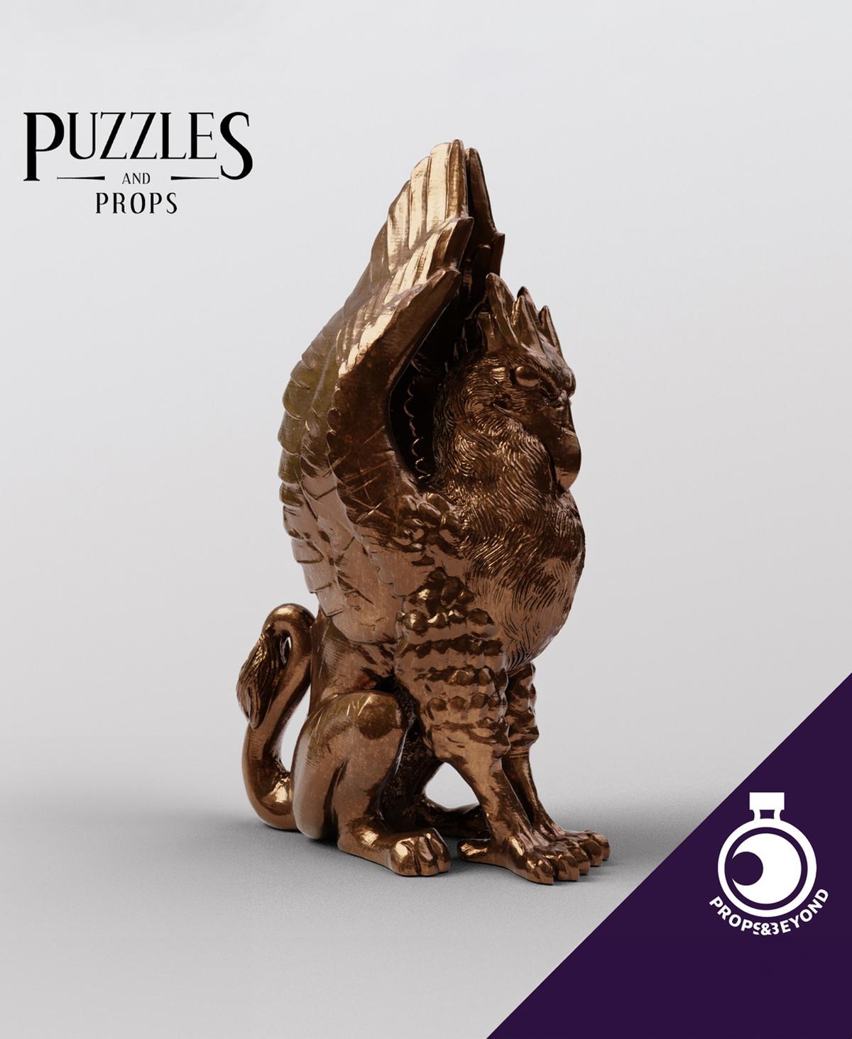 Figurine of Wondrous Power - Bronze Griffon 3d model