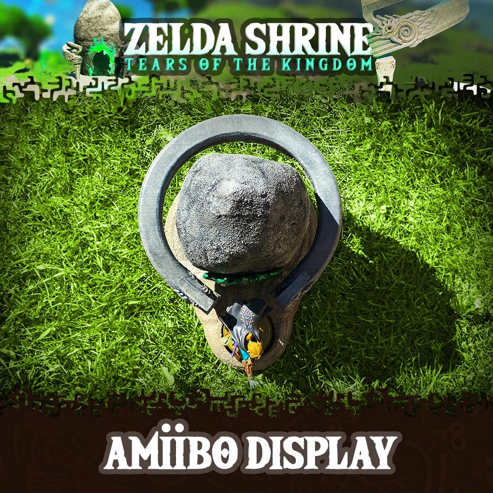 Zelda TOTK Shrine, Amiibo Display 3d model