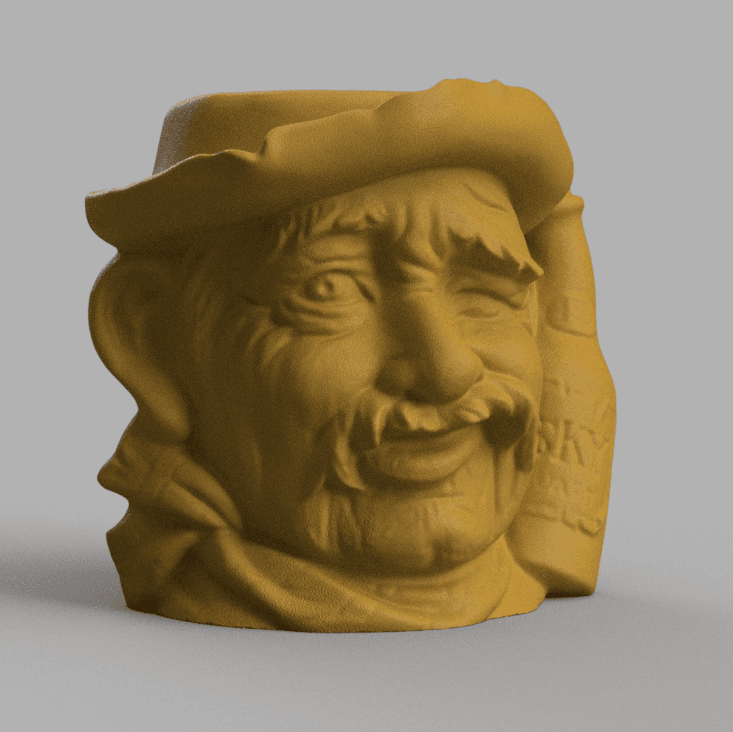 WHISKEY MAN 3d model