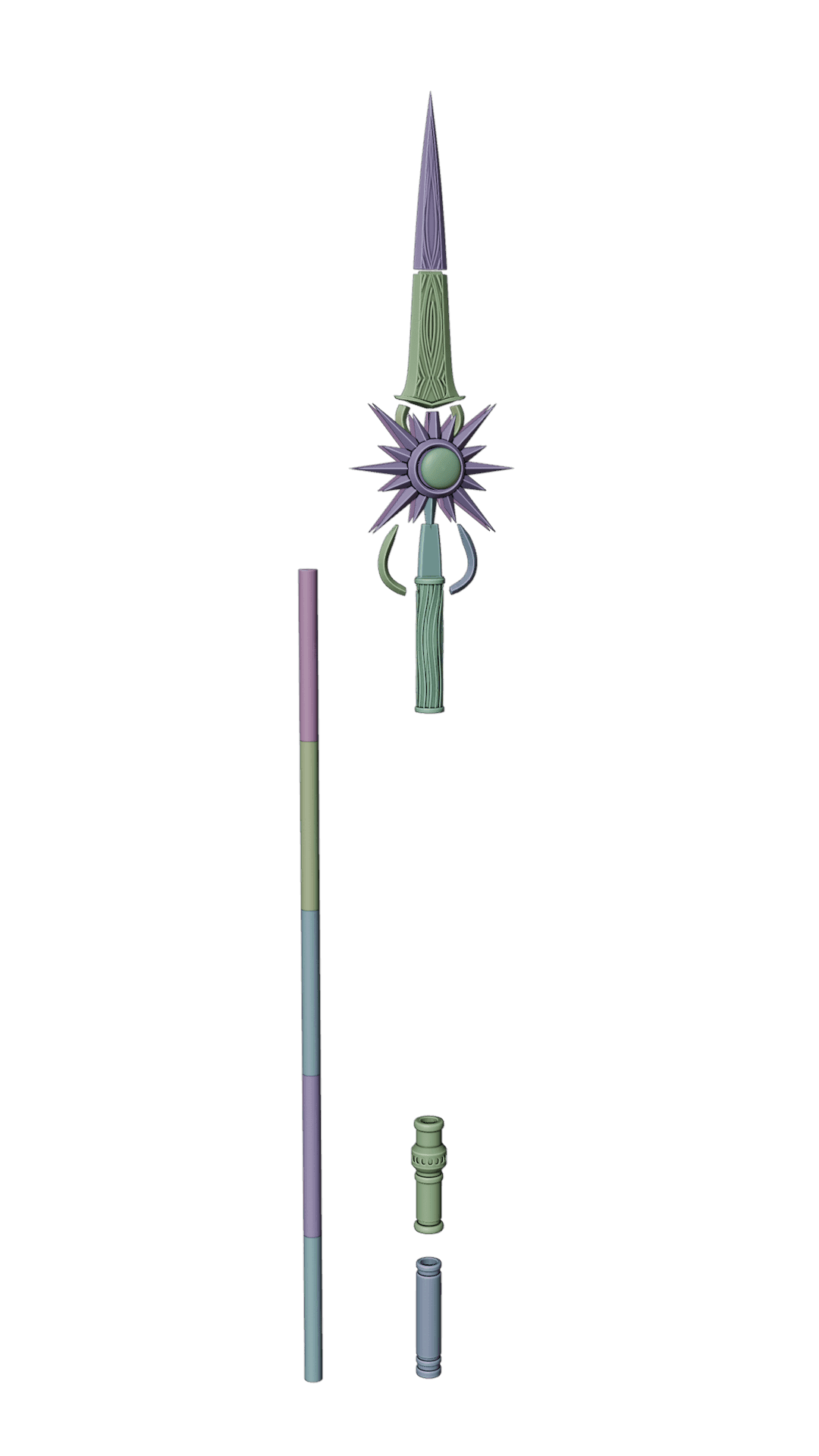 SPEAR OF NIGHT/EVENING BALDURS GATE 3 3d model