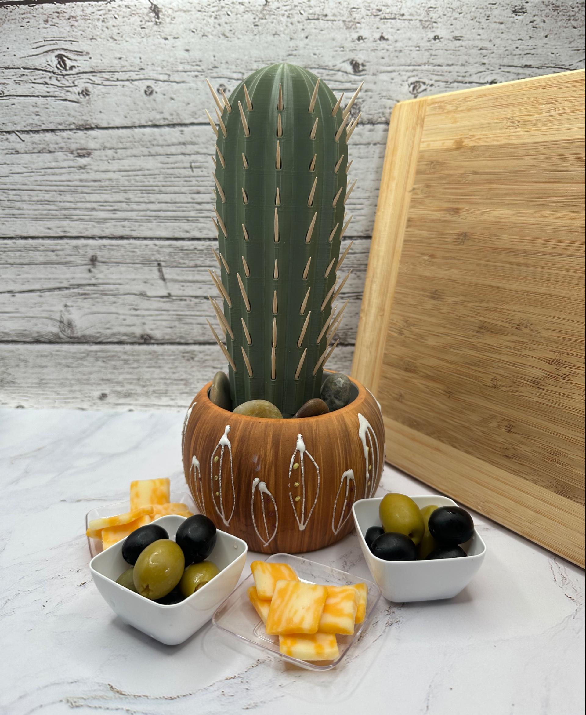 Cactus Toothpick holder 3d model