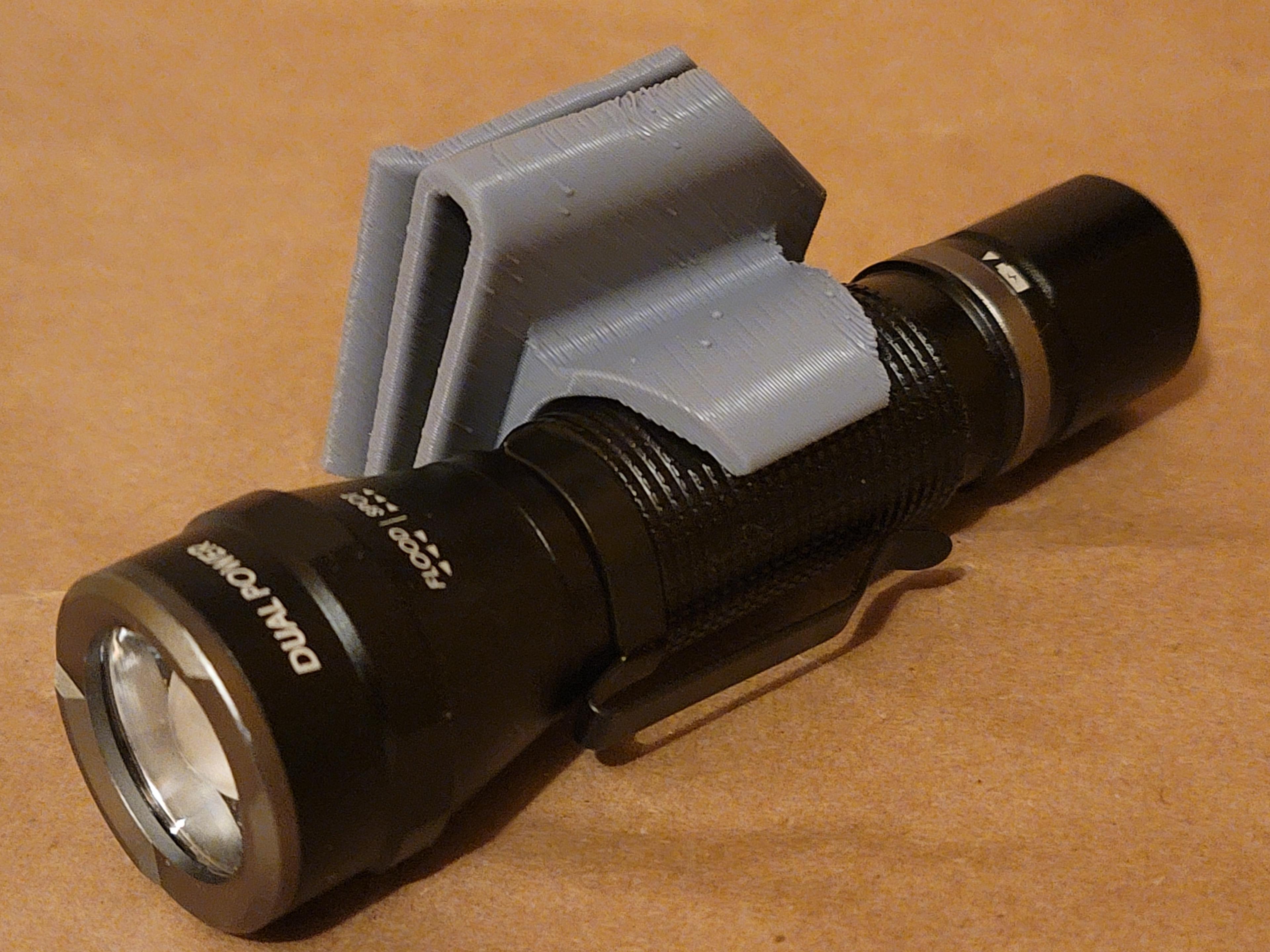 Flashlight Belt Clip 3d model