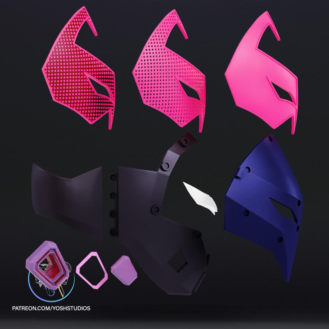 Miles Prowler Helmet 3D Print File STL 3d model