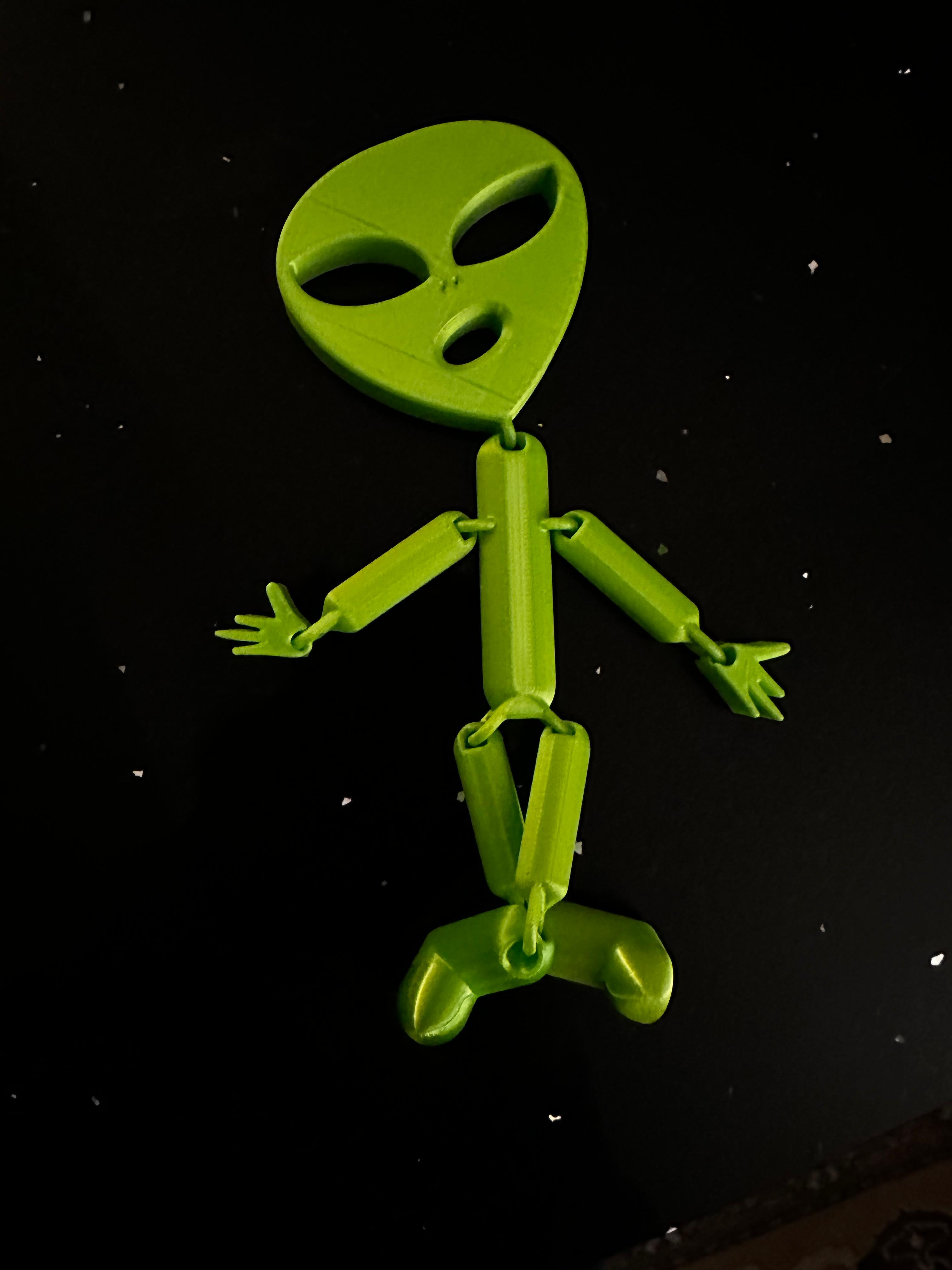 Fidget alien V2 3d model