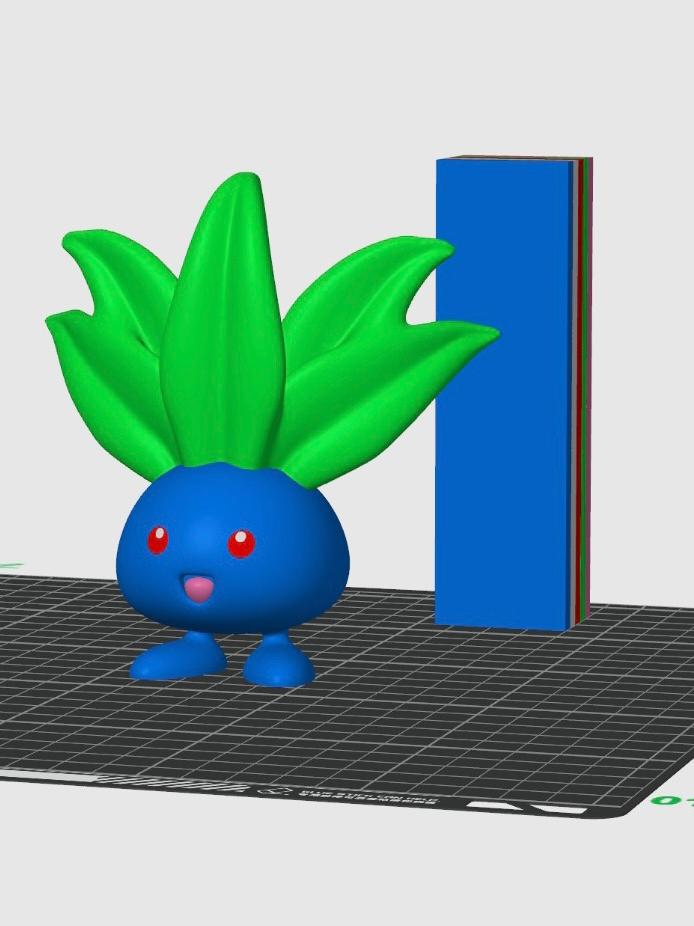 oddish 3mf 3d model