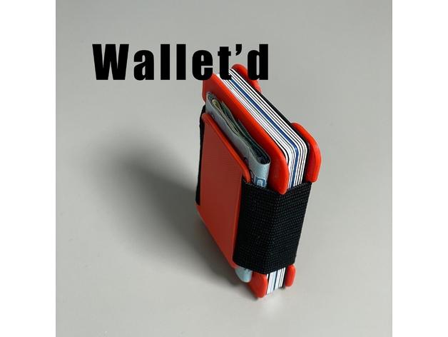 Wallet'd - 3D Printable wallet 3d model