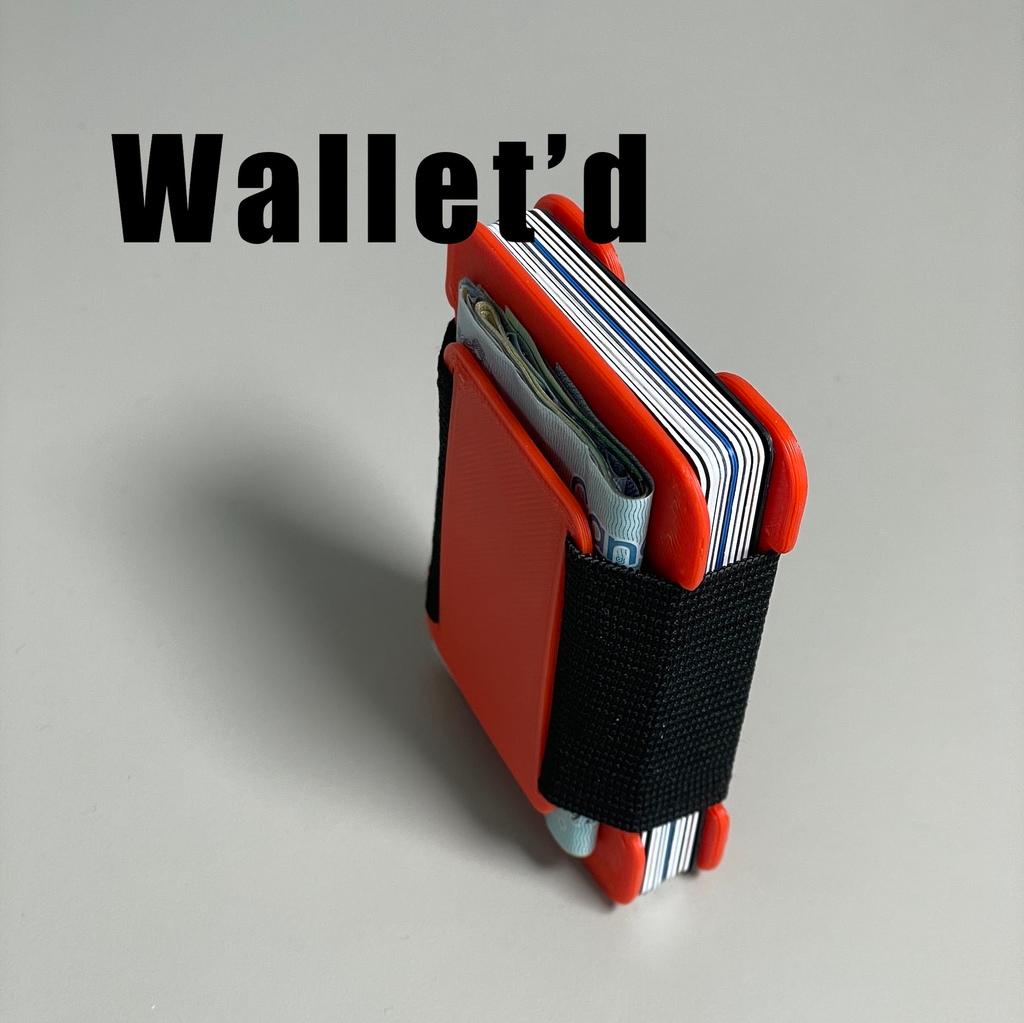 Wallet'd - 3D Printable wallet 3d model