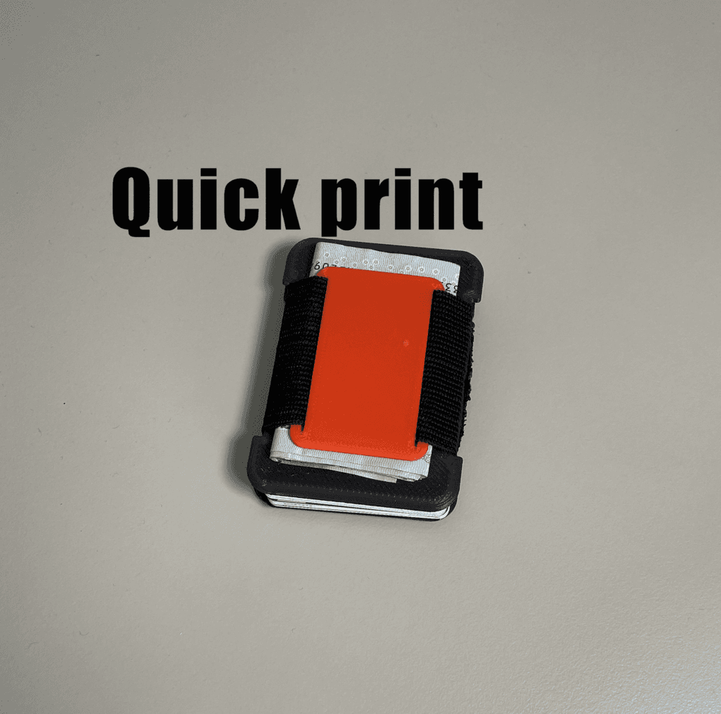 Wallet'd - 3D Printable wallet 3d model