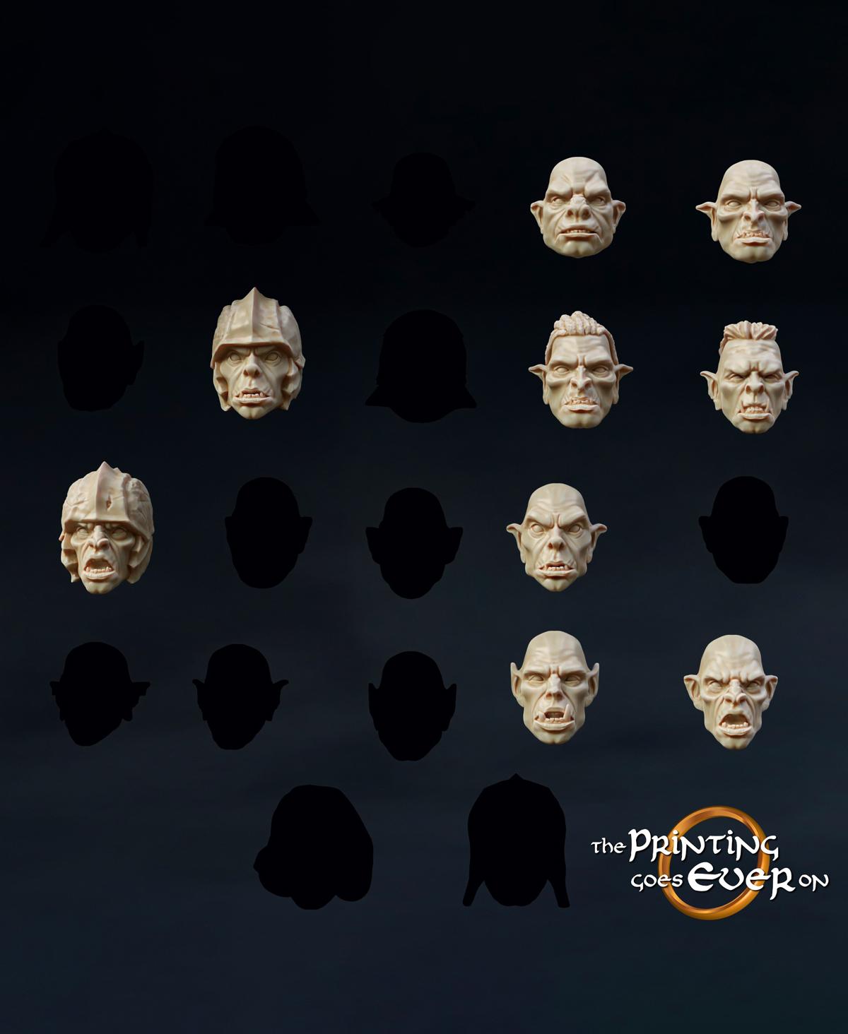 Modular Orc Archers 3d model